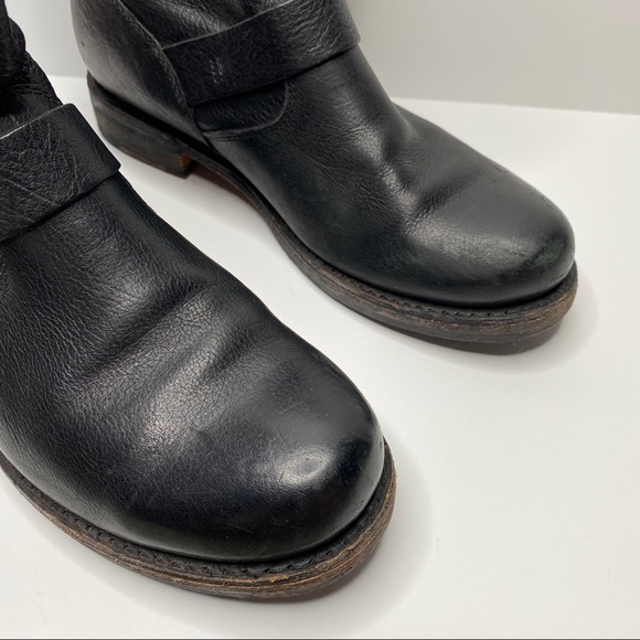 Frye Veronica Slouch Boot in Black - Picture 6 of 10